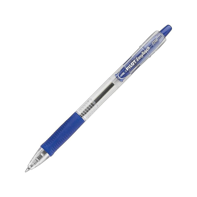 Pilot Easytouch Retractable, Bolígrafo Retráctil, Tinta Azul, Usa Repuesto, Doce