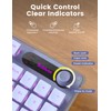 Wireless Keyboard and Mouse Combo - 9 Backlit Effects, Wrist