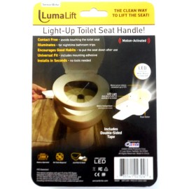 Sensor Brite LumaLit Wireless LED Lighted Night Light Bulb Toilet Seat Handle