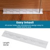 [2-Pack] 8-Inch White 304 Stainless Steel Piano Hinges,Heavy Duty 0.05-Inch