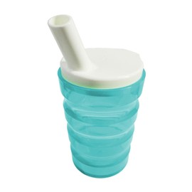 FabaCare Drinking Cup with Two Lids, Groove Cup, Sippy Cup, Easy To Clean Special Seal, Blue