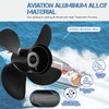 Qiclear Upgrade OEM 14x17-4B Boat Propeller fit Mercruiser Alpha One