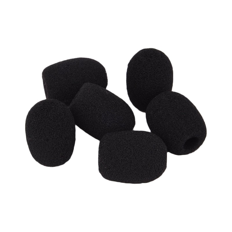 Sunmns 6 Pack Mini Size Lapel Headset Microphone Windscreen Foam