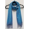 GFM® Ladies Pashmina Style Scarf - Feather or Floral Pattern