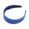Peppercorn Kids Girls Wide Headband- One Size (Deep Blue)