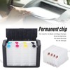 FTVOGUE Continuous Ink Supply Cartridge, Color Refill Printer with Permanent