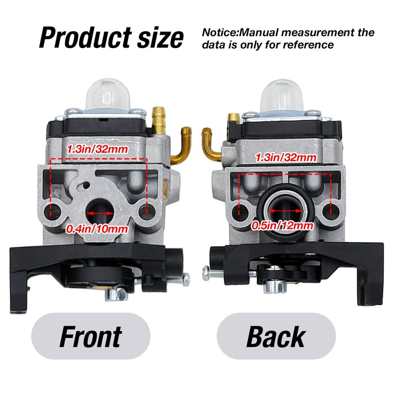 GX35 16100-Z0Z-034 Carburetor Air Filter Kit Replacement for Honda HHT35