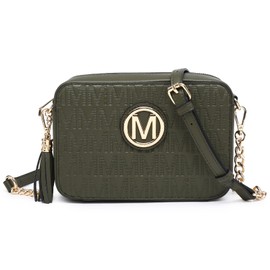 MKP Stylish Lightweight Fashion Crossbody Bag for Women Chic Signature Shoulder Messenger Bag with Tassel Zipper Pocket