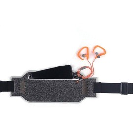 DFV mobile - Case Running Waist Pack Waterproof Fanny Pack Pouch Belt Bag for Running Cycling Motorcycle Bike Sport for DEXP Ixion ML150 Amper M - GREY