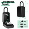 TEUEN Key Lock Box for Outside & Door Handle, Sturdy