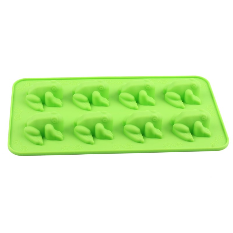 AIBOYA 8 Cavity Passover Frog Silicone Candy Molds Frog Shaped