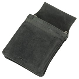 Branco Professional Waiter's Wallet, Taxi Wallet, Waiter's Wallet, Pocket Holster Holster Waiter's Bag, Robust Non-Slip Cowhide Leather, Black, Brown, Cognac, Cellar bag black, Modern