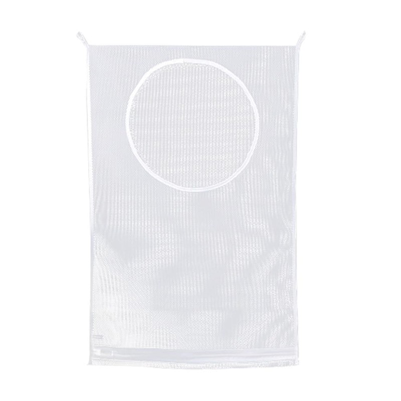 2 Pack Portable Laundry Bag,Hanging Laundry Hamper Bag, Mesh Laundry