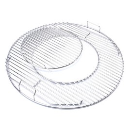 GasSaf Grill Grates Replacement for Weber 8835, 22.5 inch Charcoal Grills, Kettle, Performer, Master-Touch and Others, 21.5 Inches Gourmet BBQ System Hinged Stainless Steel Cooking Grate Grids