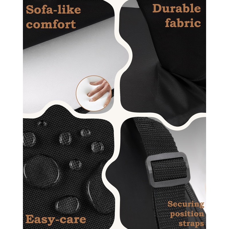 AEMIKR Recline Stadium Seat with Back Support - Stable Bleacher