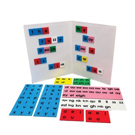 Foam Phonics Elementary Magnet Set with Folding Board Made in The USA with Solar Power