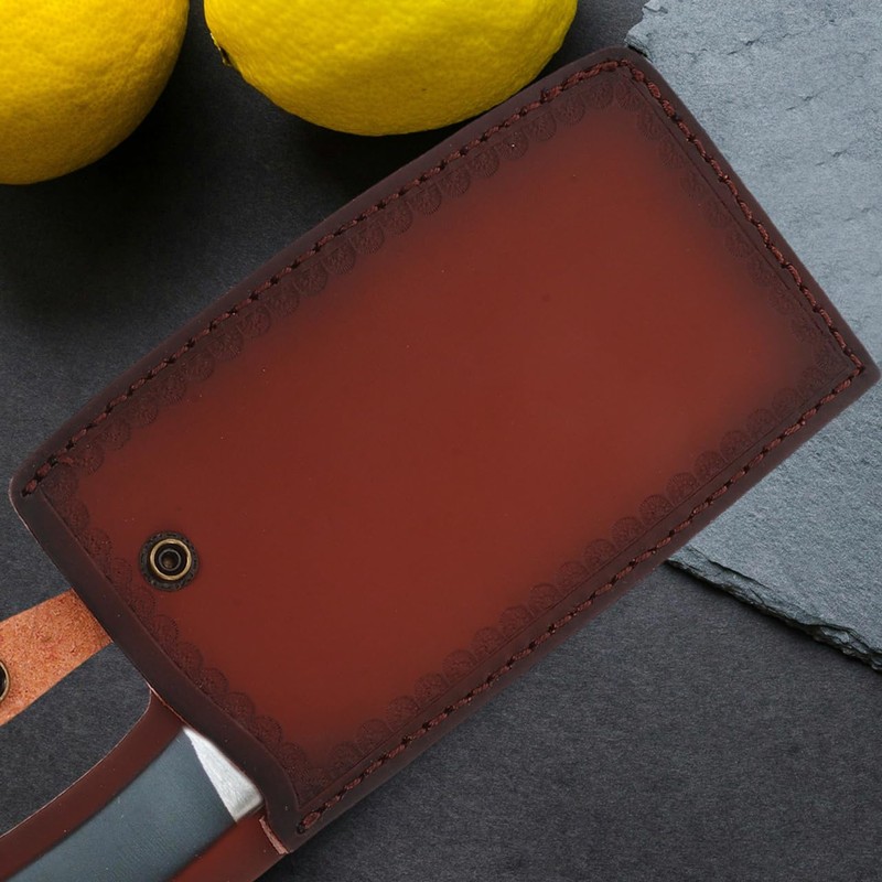 Hemoton Universal Leather Knife Sheath for Kitchen and Outdoor Use,Synthetic
