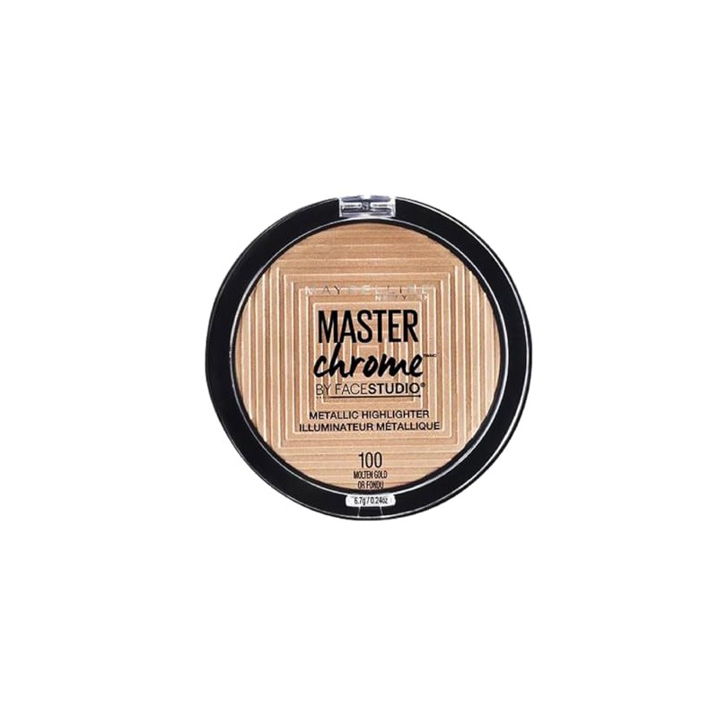 Maybelline New York Facestudio Master Chrome Metallic Highlighter Makeup, Molten