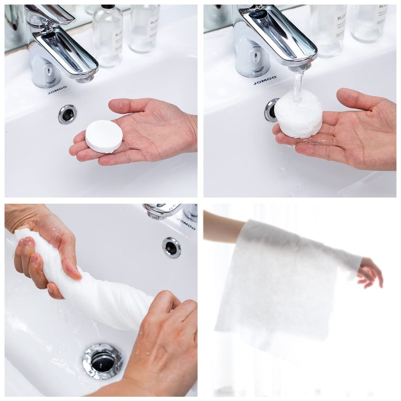 FREEGO Disposable Compression Towel, 11.8 x 21.3 inches (30 x