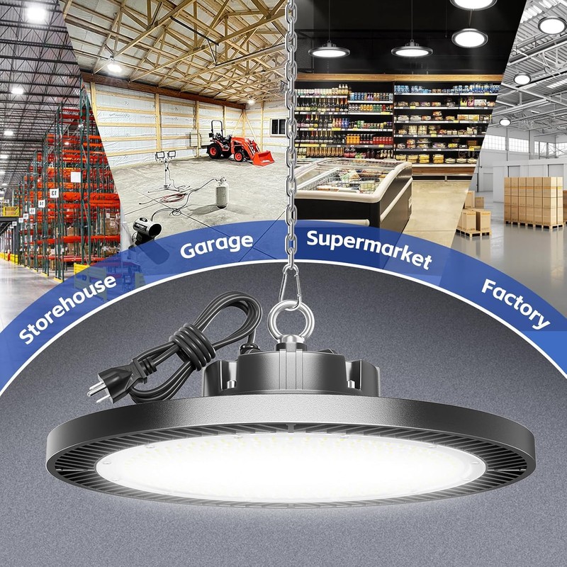 Gugsey LED High Bay Light, 200W 28000lm 5000K High Bay