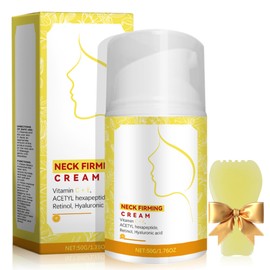 Neck Firming Cream with Retinol & Collagen, Anti-Aging Tighten And Lift Neck Cream, Skin Tightening Cream on Neck Chest, Reduce Wrinkles Fine Lines and Double Chin, Firm and Lift Sagging Skin