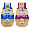 Spice World Squeeze Bundle: Premium Ground Ginger (10 Oz.) & Premium Garlic (9.5 Oz.)