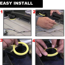 WD08X10092 Dishwasher Door Vent Seal Fit for General Electric Dishwashers Compatible With Haier Dishwashers