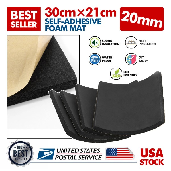 MODIGT 20mm4 pc Universal Sound Deadener for Cars Auto Shield