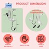 11 Pcs Desk Hook for Bag,Upgraded 2-Hook Metal Clamp Hooks,Purse