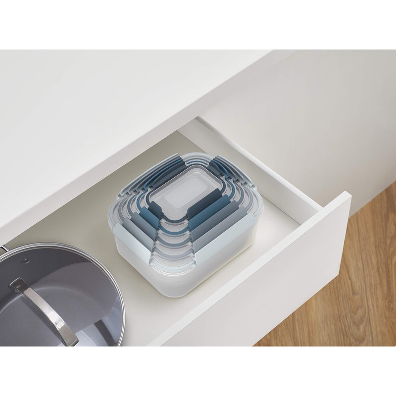 Joseph Joseph Nest Lock Plastic Food Storage Container Set with