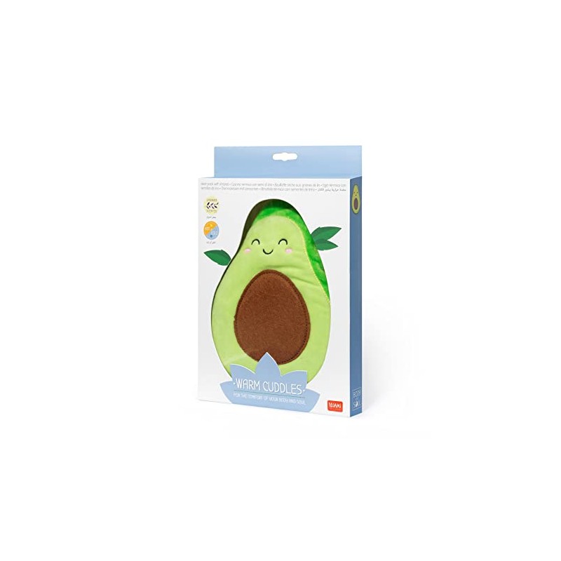 Legami - Cuscino Termico con Semi di Lino, Warm Cuddles,
