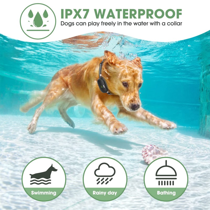 Delupet Dog Shock Collar - Electric Dog Training Collar with