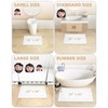 Color&Geometry Small Bath Mats Non-Slip Washable 40 x 60 cm