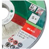 Bosch 2609256334 Cutting Disc Set with Depressed Center for Stone