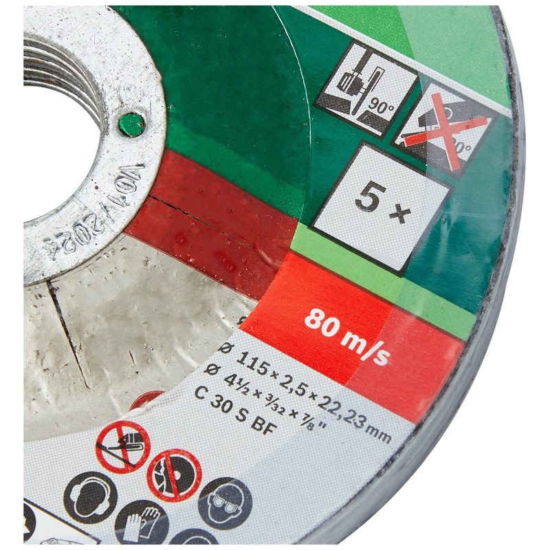 Bosch 2609256334 Cutting Disc Set with Depressed Center for Stone