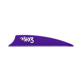 Bohning X3 Vane, 2.25", Purple, 36pk