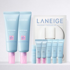Laneige Brand Store 붉은기 특화 [본사운영] 라네즈 워터뱅크 블루 톤업 선크림 50ml, 2개 Red-Flag Specialized [Head Office Operation] Laneige Water Bank Blue Tone-Up Sun Cream 50ml, 2 pieces
