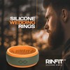 Rinfit Silicone Rings for Men 9mm Wide, 2mm Thick -