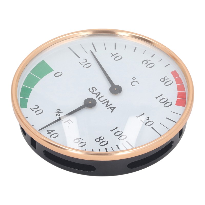 Sauna Temperature Humidity Meter Professional Wall Mounted High Accuracy Hygrometer