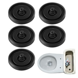 5 PCS Toilet Fill Valve Seal Replacement Part Kit,Compatible with Kohler Models,Compatible with 200, 400 and 747 Models Toilet Fill Valve, Durable, Easy DIY Installation (Black)