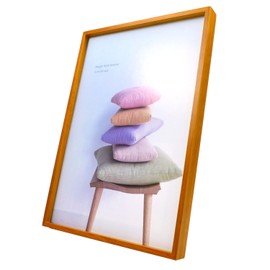 KING 70172 JK101-A4-BR Picture Frame Wood Frame A4 Brown