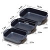S·KITCHN Set of 3 Nonstick Roasting Pan Baking Dishes for