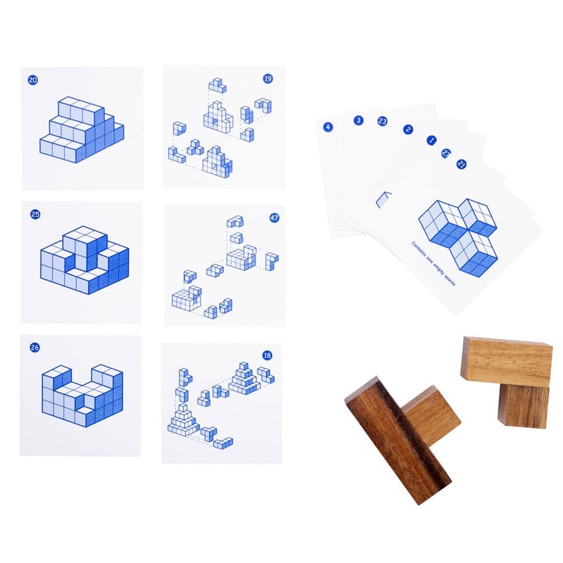 Engelhart - 350460 - Double Soma Cube - 3D Wooden