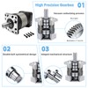 80mm Servo Planetary Gearbox Speed Reducer 10:1 Ratio for 19mm
