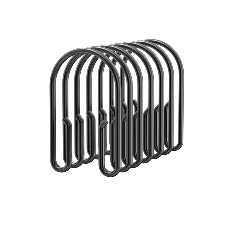 Black Shower Curtain Hooks Rings ，Double Sided Shower Curtain Rings