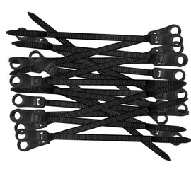 Zip Tie,Multifunctional Cable Ties for Cords | 100x Reusable Fastening Gadgets, Cord Management Tool, Fastening Gadgets for Workshop