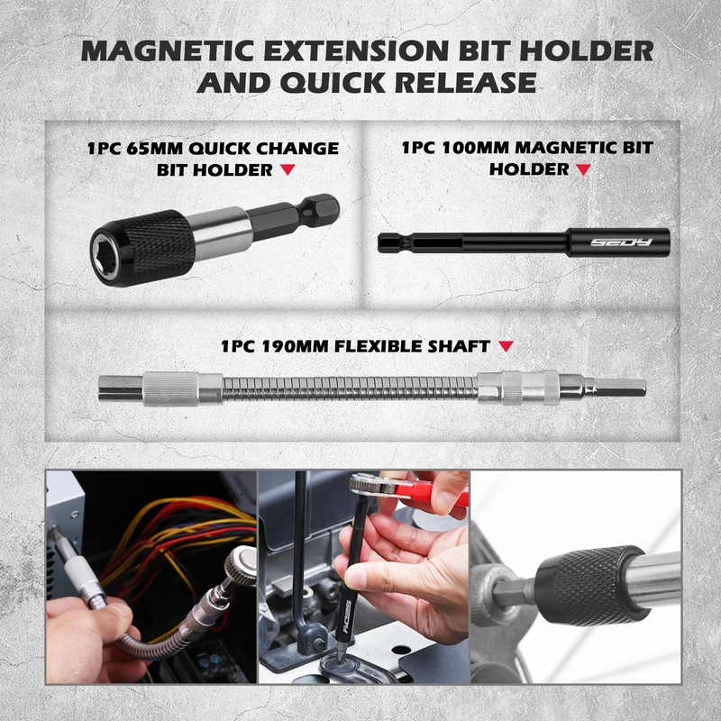 260-Piece Ultimate Precision Screwdriver Bit Set, Premium Security Bit Set