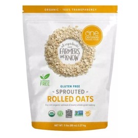 One Degree Gluten Free Sprouted Rolled Oats Organic Whole Grain Non-GMO 5 lbs