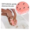 Minkissy 4pcs Fruit-themed Shower Balls for Exfoliating Skin Including Watermelon