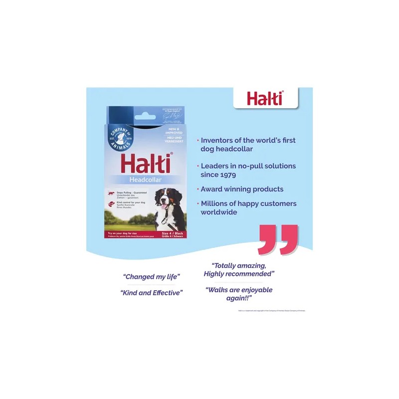 Collar De Cabeza Para Perro Halti, Antitirones, Ajustable, R